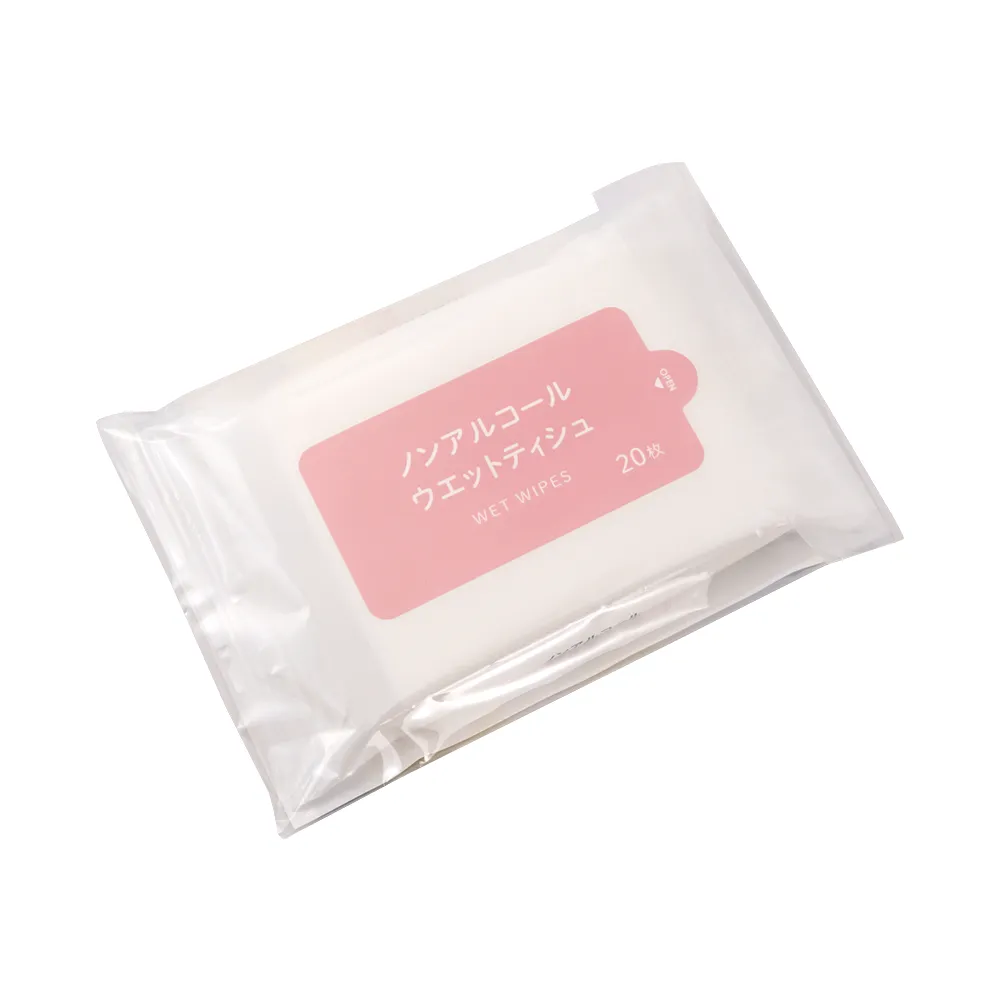 ノンアルコール ミニウェットティッシュ20枚入り(オリジナルチラシ)