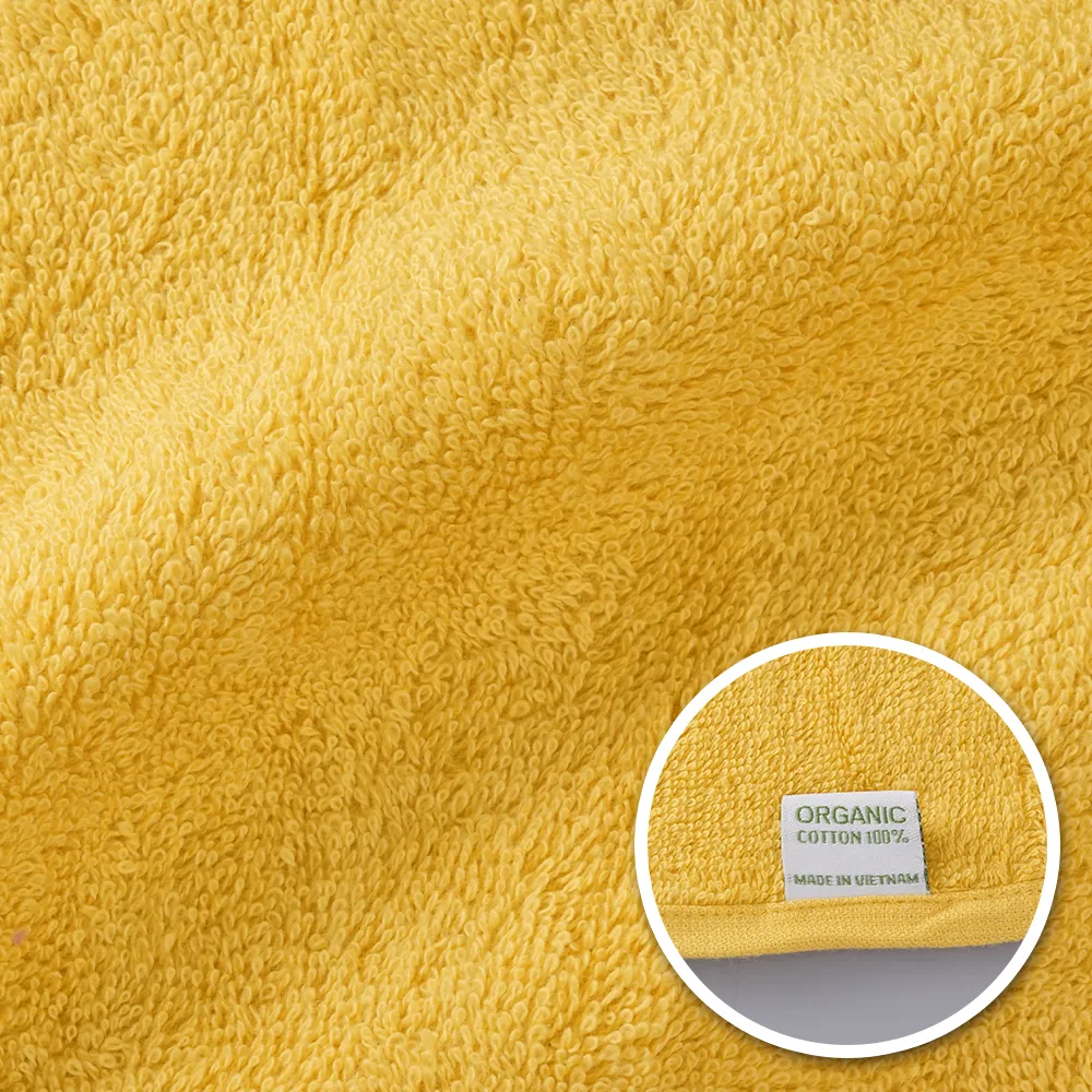 オーガニックコットンハンカチ(名刺ポケット付き袋入れ)