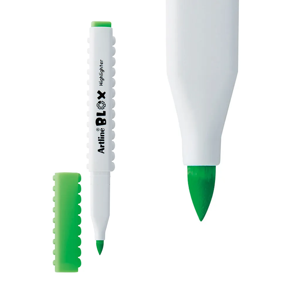 【シヤチハタ】Artline BLOX カラー筆ペン 蛍光