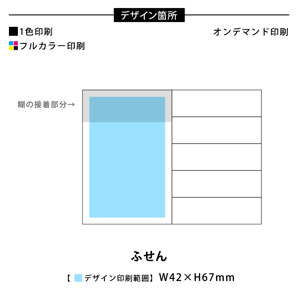 表紙カバー付ふせんC-3タイプ(短納期)