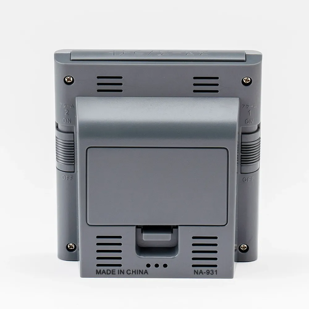 【アデッソ】ダブルアラーム電波時計