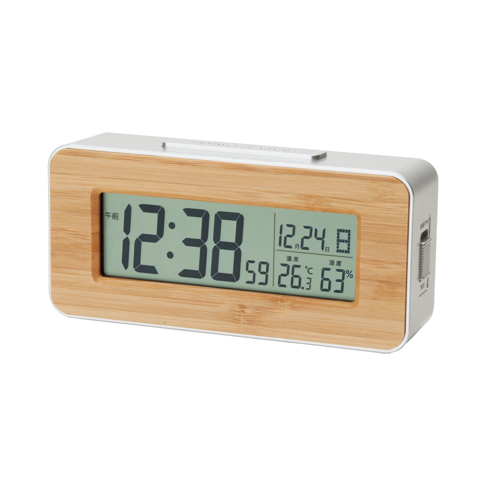 【アデッソ】竹の電波時計