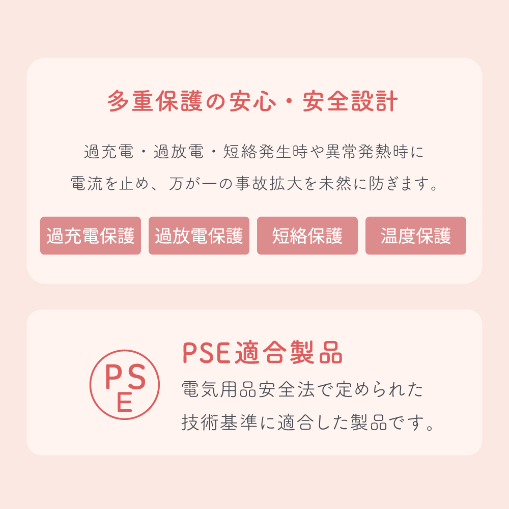 軽量スリムタイプ モバイルバッテリー5000mAh