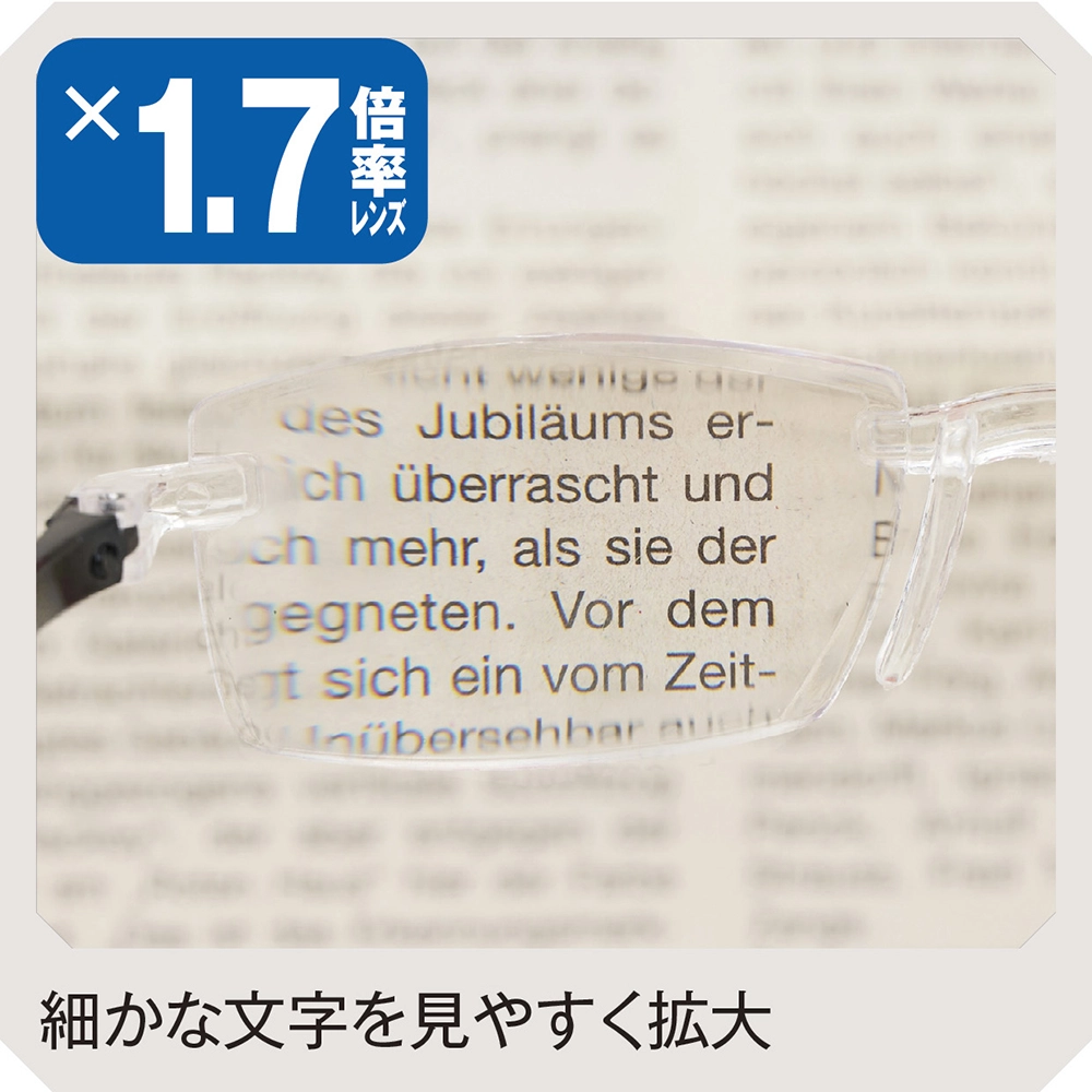 メガネ型ルーペ