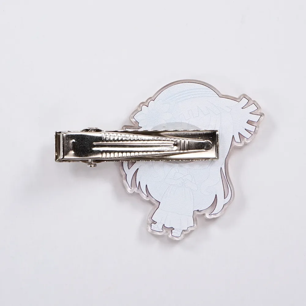 アクリル前髪クリップ