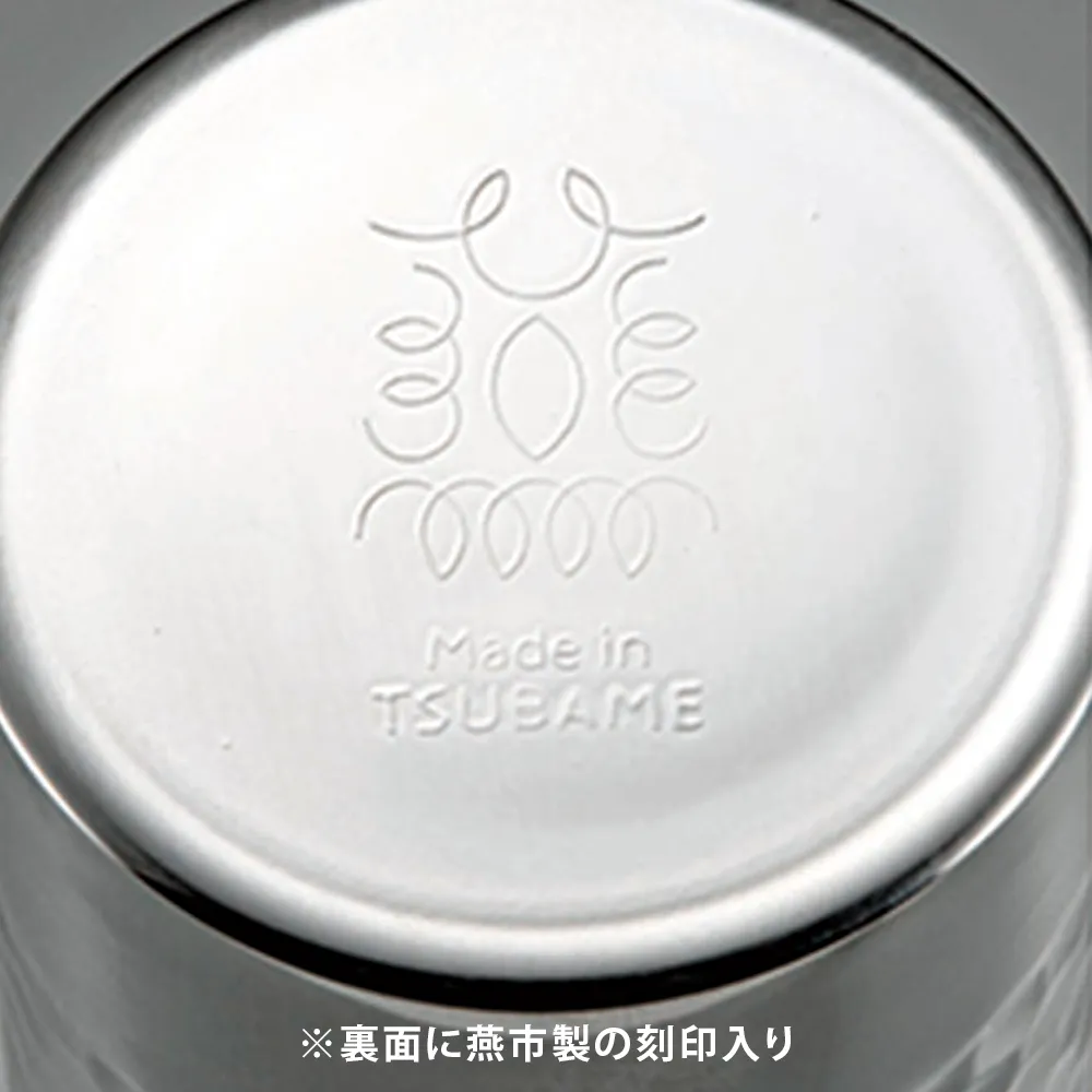 燕市製【YU-EN】プロofスティールタンブラー(ミラー) 350ml