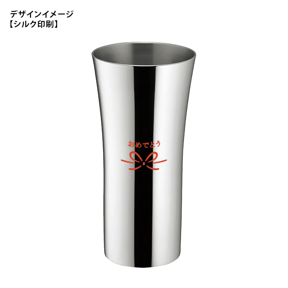 燕市製【YU-EN】プロofスティールタンブラー(ミラー) 350ml