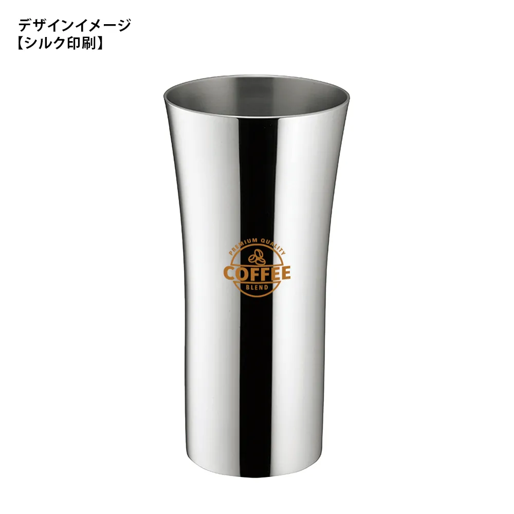 燕市製【YU-EN】プロofスティールタンブラー2P(ミラー)350ml