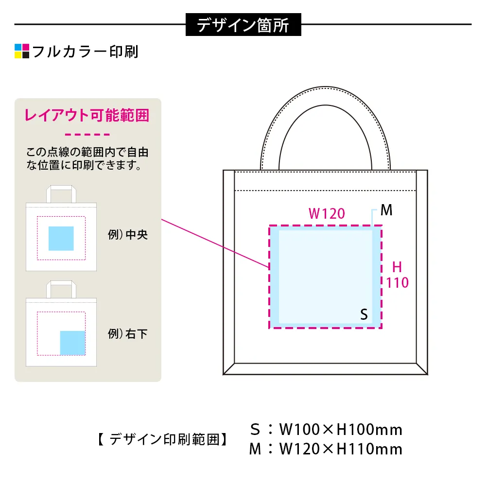 ジュートスクエアトート(S)