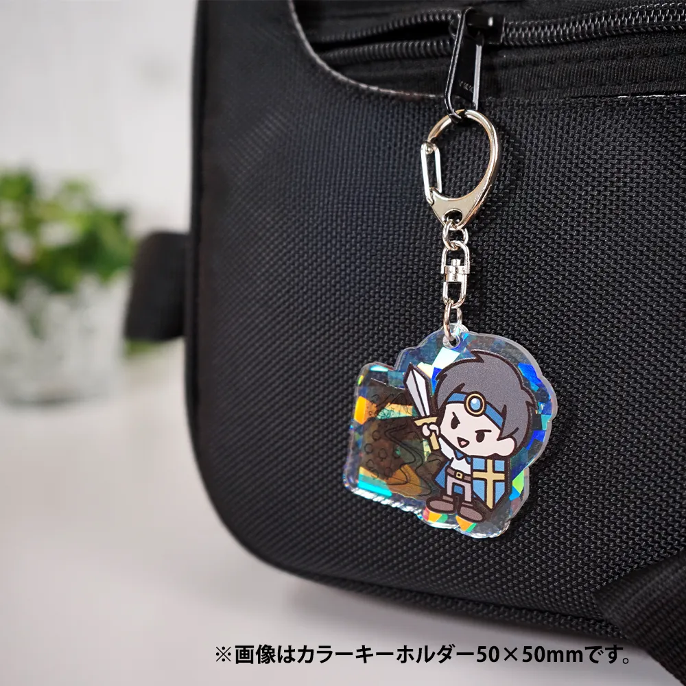 ホログラム アクリルキーホルダー75×75mm