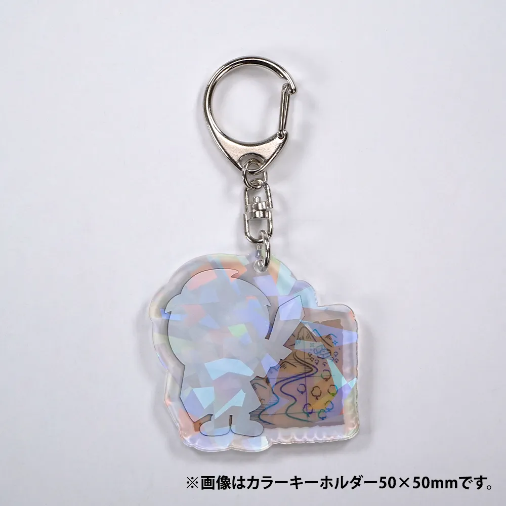 ホログラム アクリルキーホルダー100×100mm