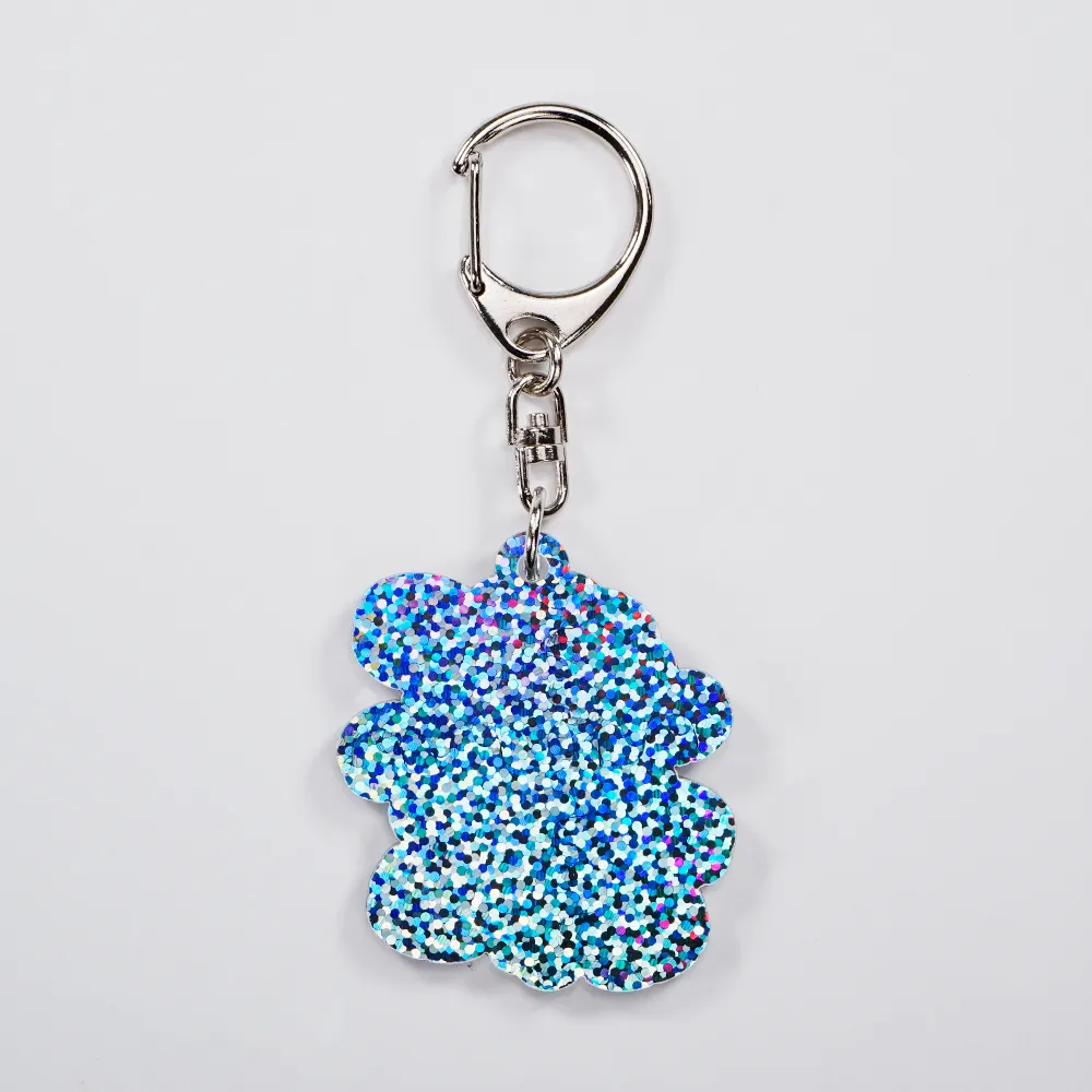 アルミホログラム アクリルキーホルダー50×50mm