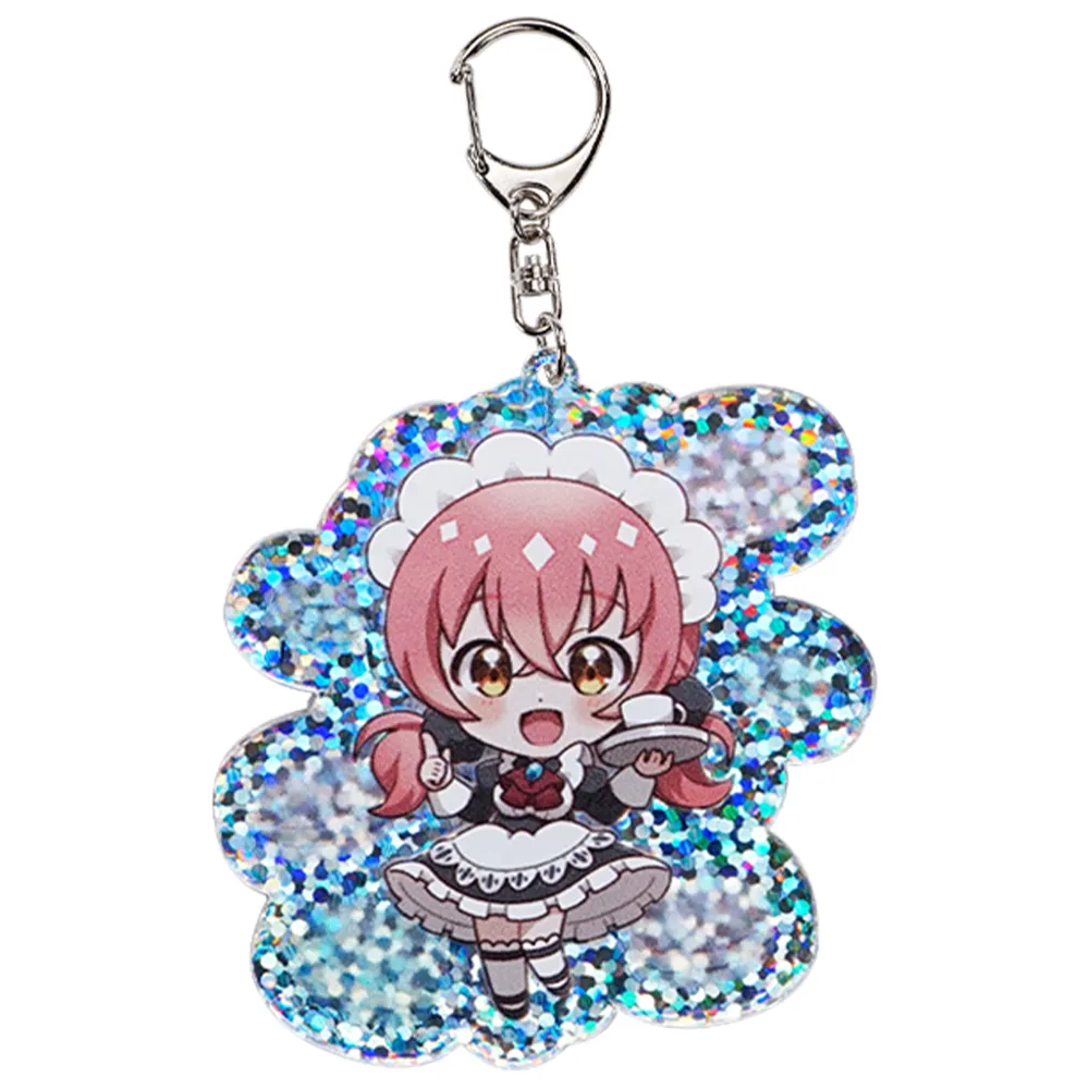 アルミホログラム アクリルキーホルダー100×100mm