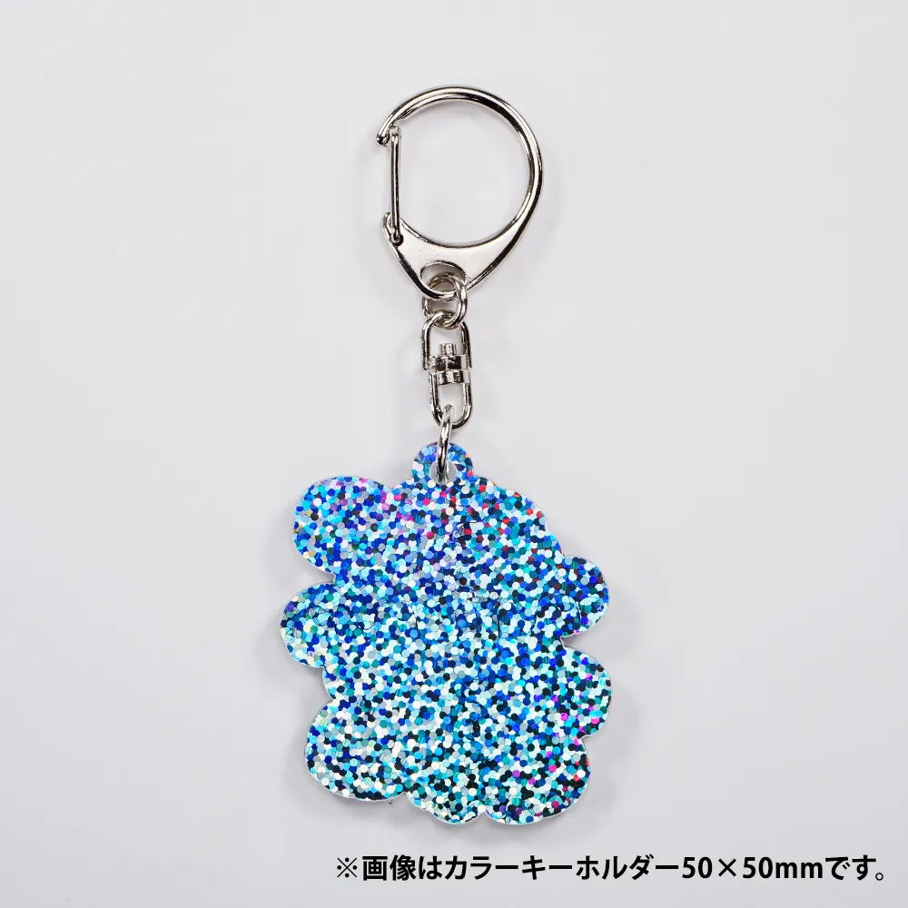 アルミホログラム アクリルキーホルダー100×100mm