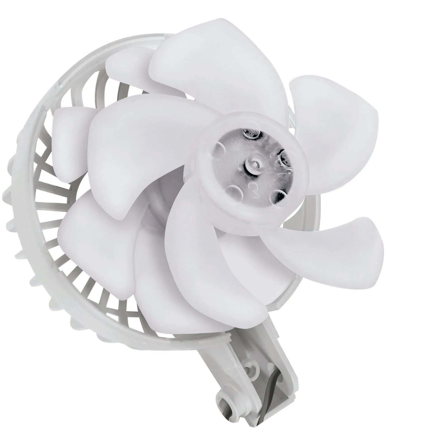 折りたたみ式2WAYダブルファン(カラビナ付き)