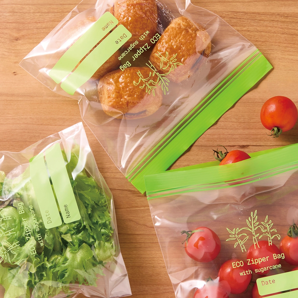 地球にやさしいジッパーバッグ10枚　#CO2排出権付