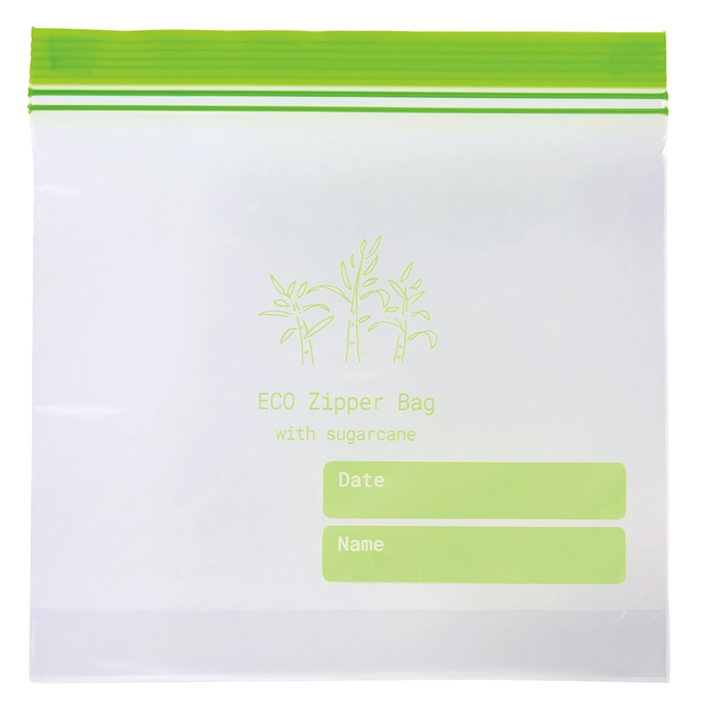 地球にやさしいジッパーバッグ10枚　#CO2排出権付