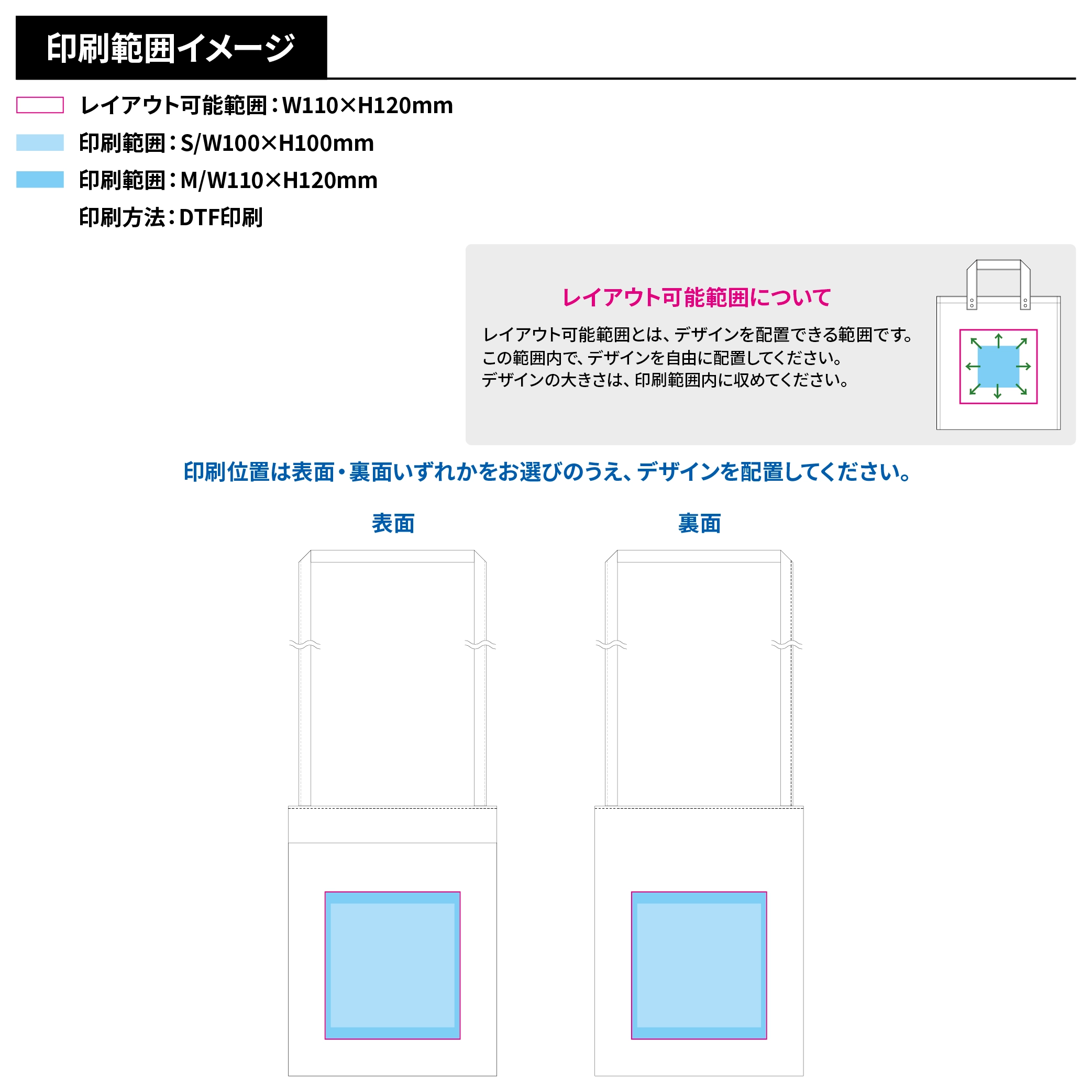 オーガニック厚手コットン　ポケットサコッシュブラック