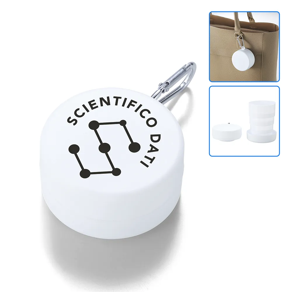 ピルケース付き折りたたみコップ