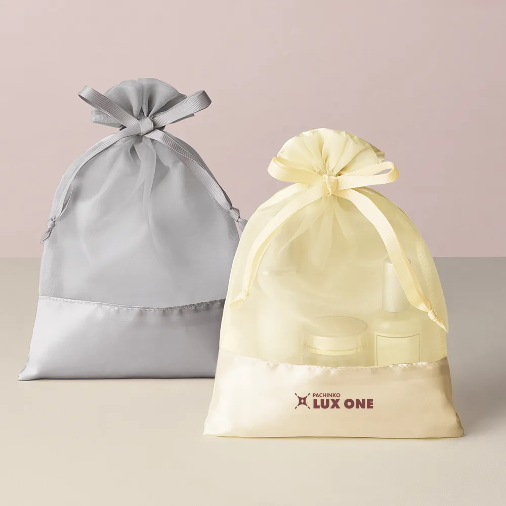 ルルクレール・サテンオーガンジーギフト巾着