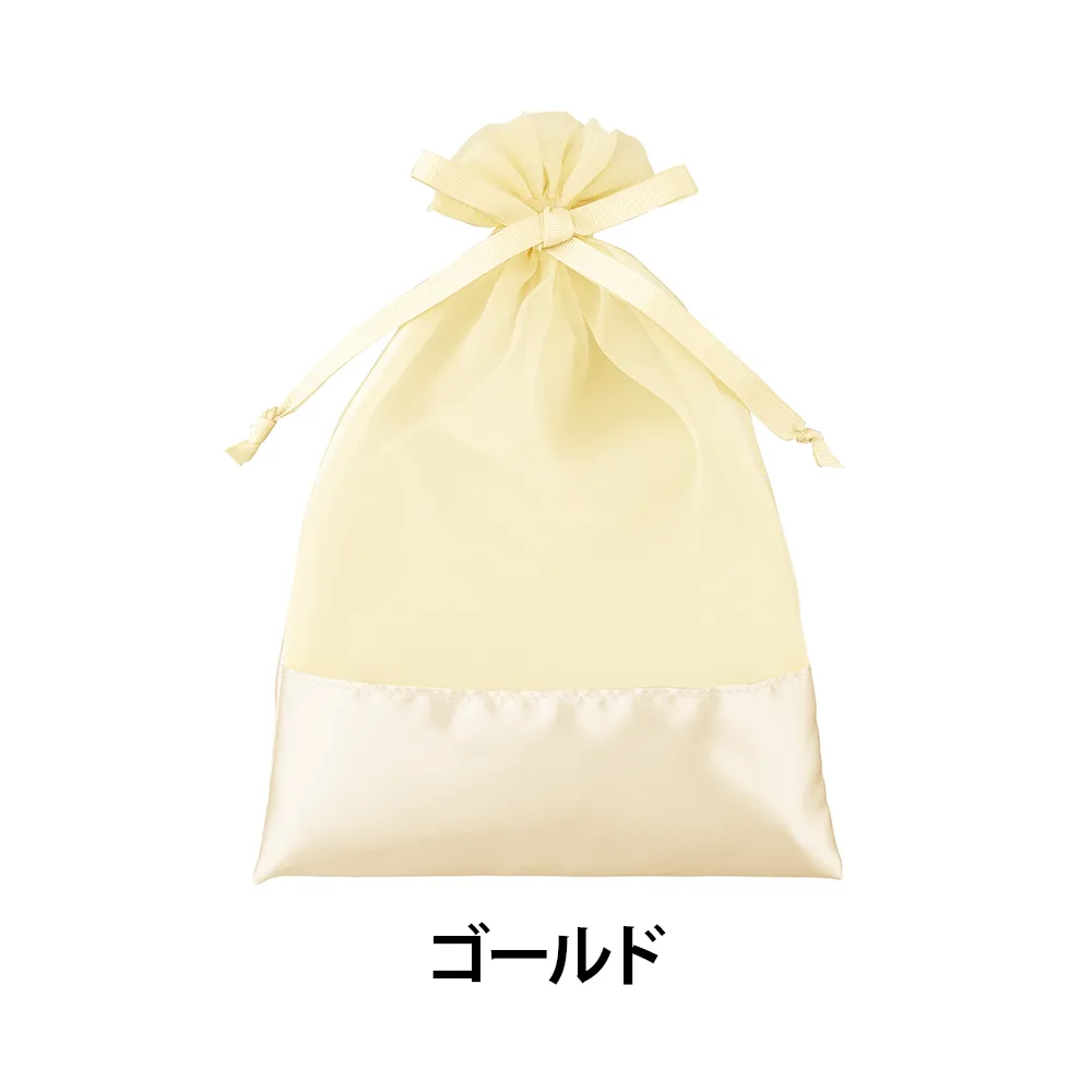 ルルクレール・サテンオーガンジーギフト巾着
