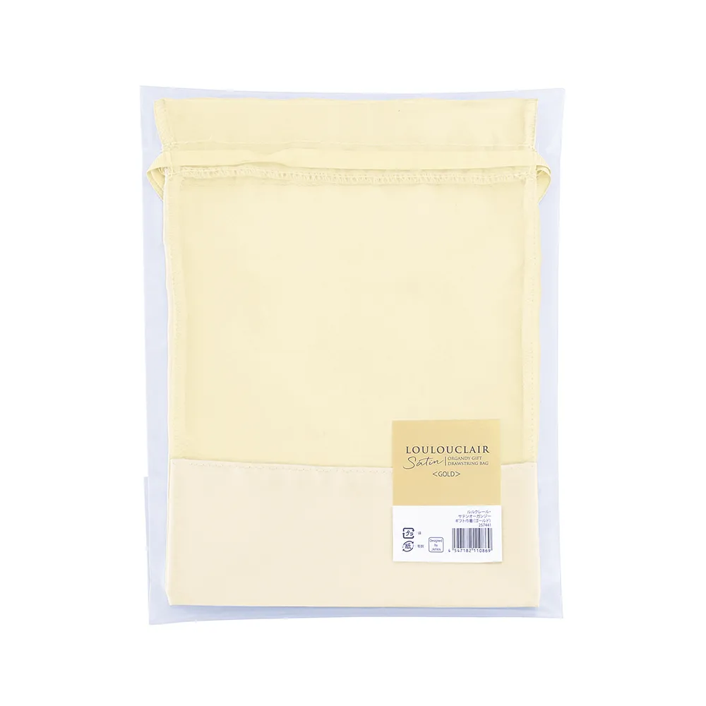 ルルクレール・サテンオーガンジーギフト巾着