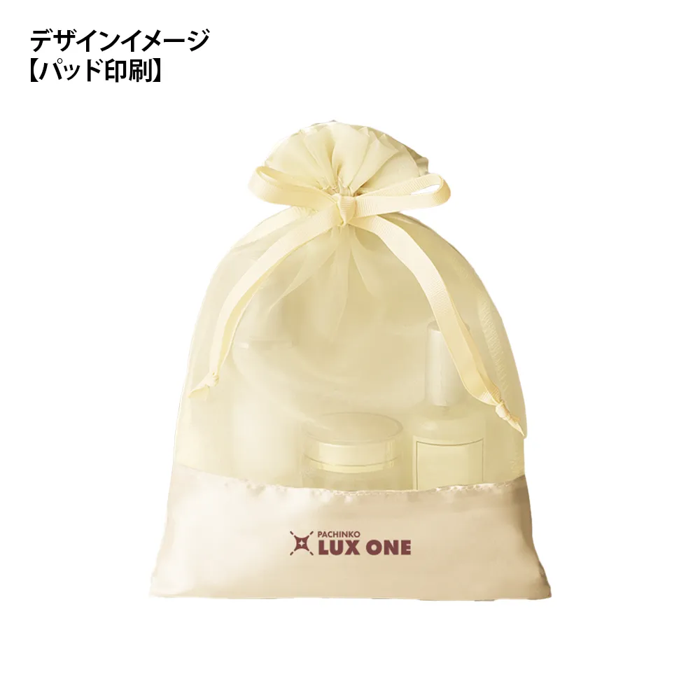 ルルクレール・サテンオーガンジーギフト巾着