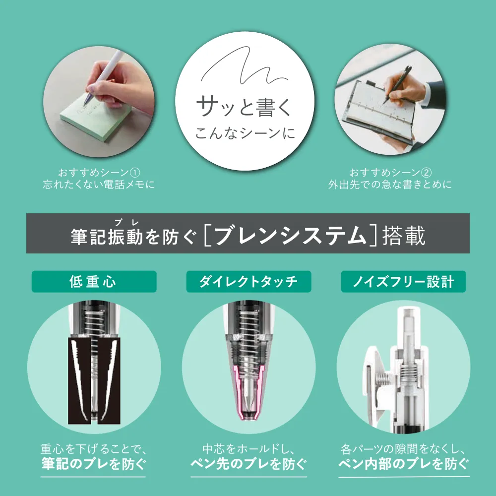 【ゼブラ】ブレンUボールペン0.5