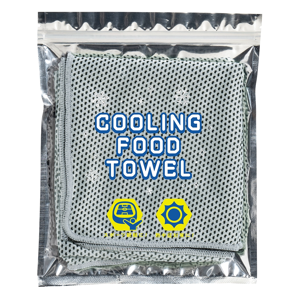 さらっと涼感フードタオル