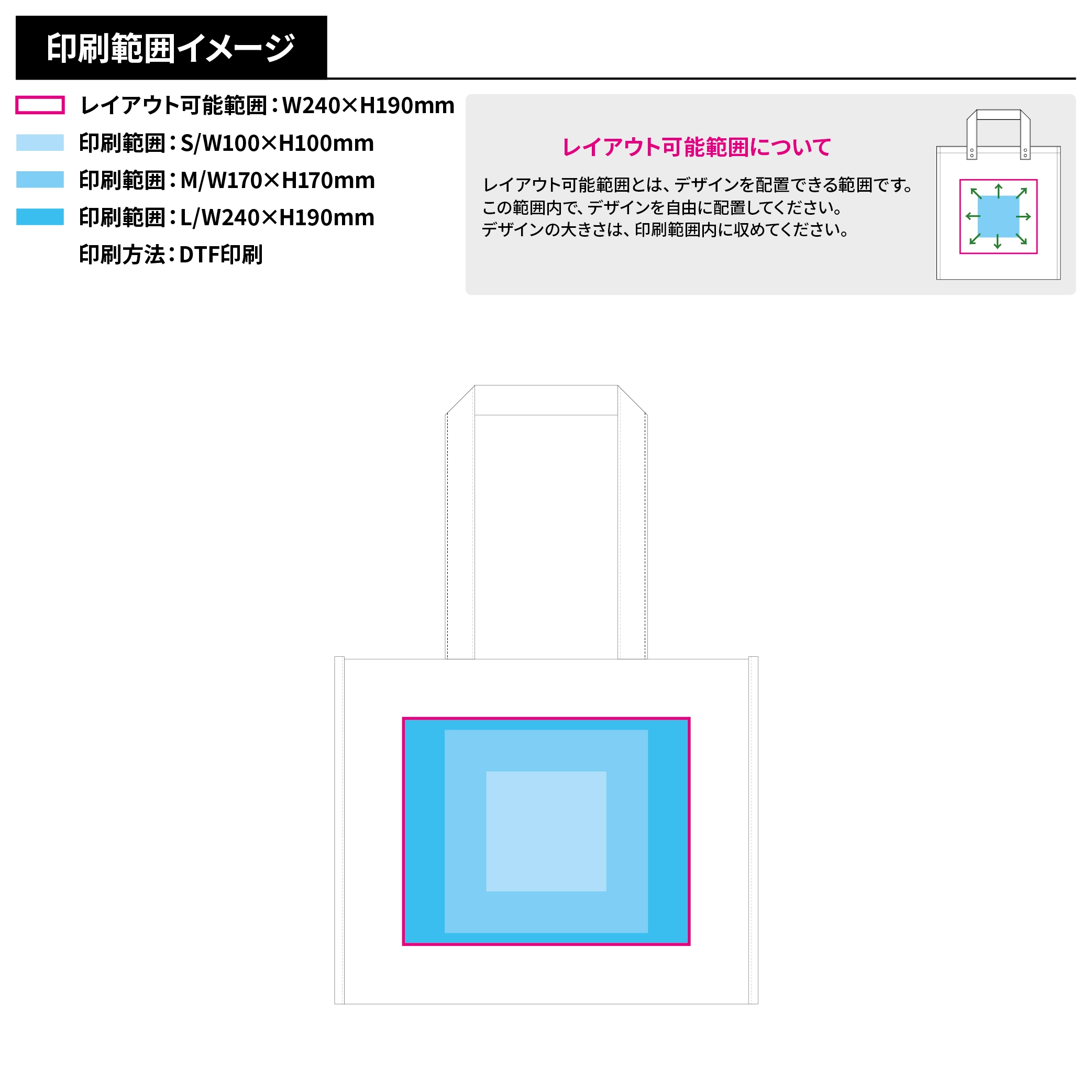 不織布A4ワイドスクエアトート