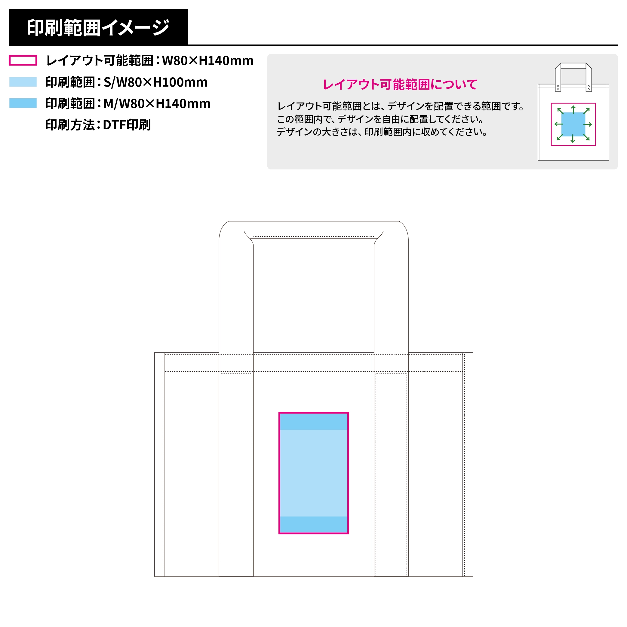 オーガニックコットンキャンバススクエアライントート　ナイトブラック