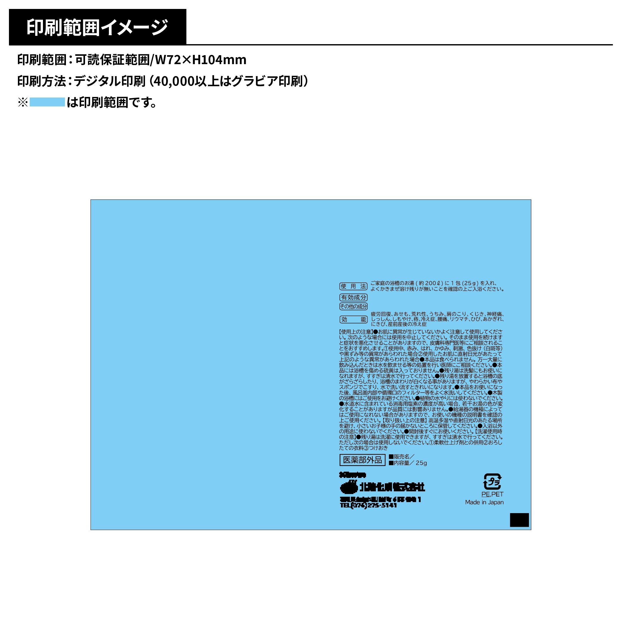 オリジナル入浴剤