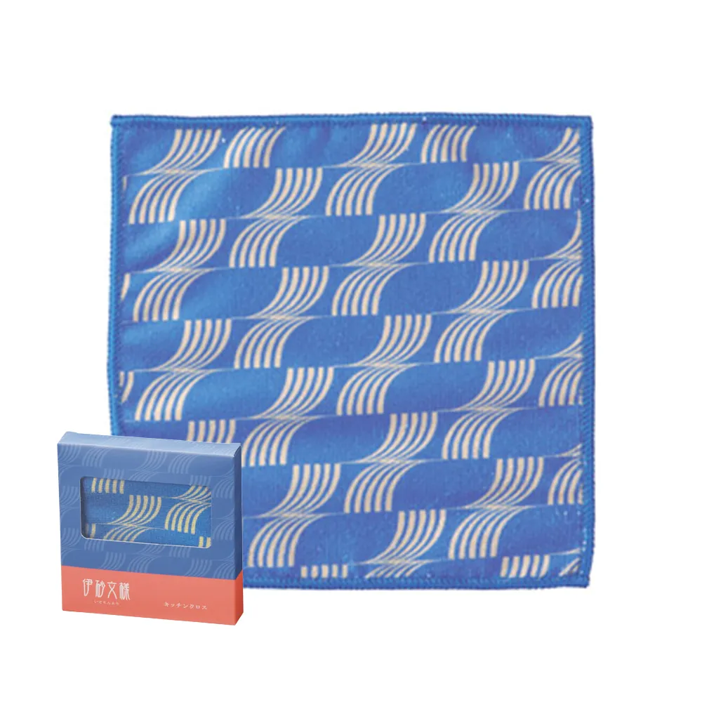 伊砂文様　キッチンクロス