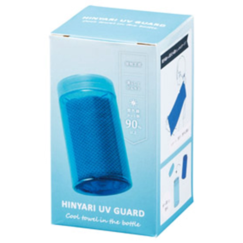 ヒンヤリUVガード ボトル入クールタオル(既製品)