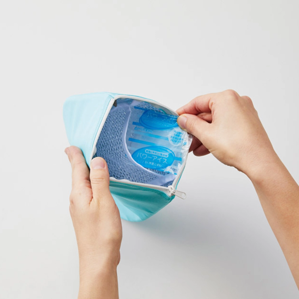 保冷ポーチ付 極細ネックヒンヤリング(既製品)