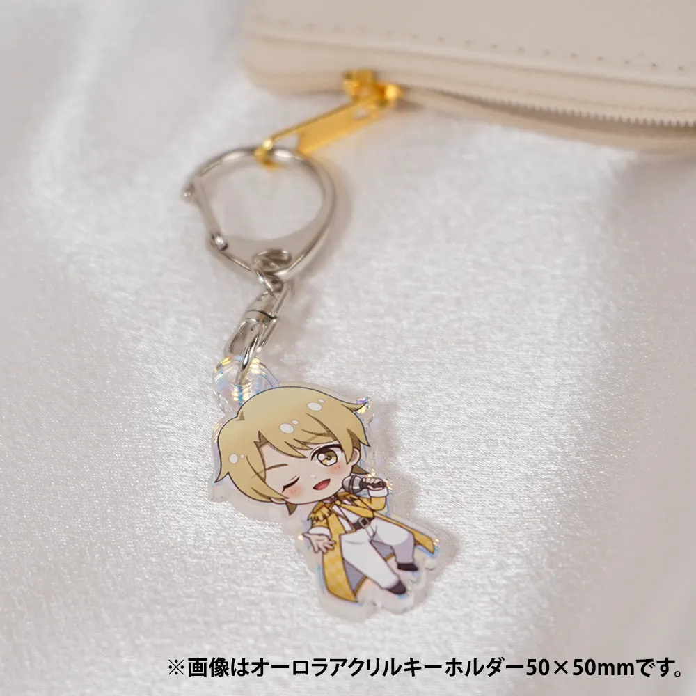 オーロラ アクリルキーホルダー75×75mm