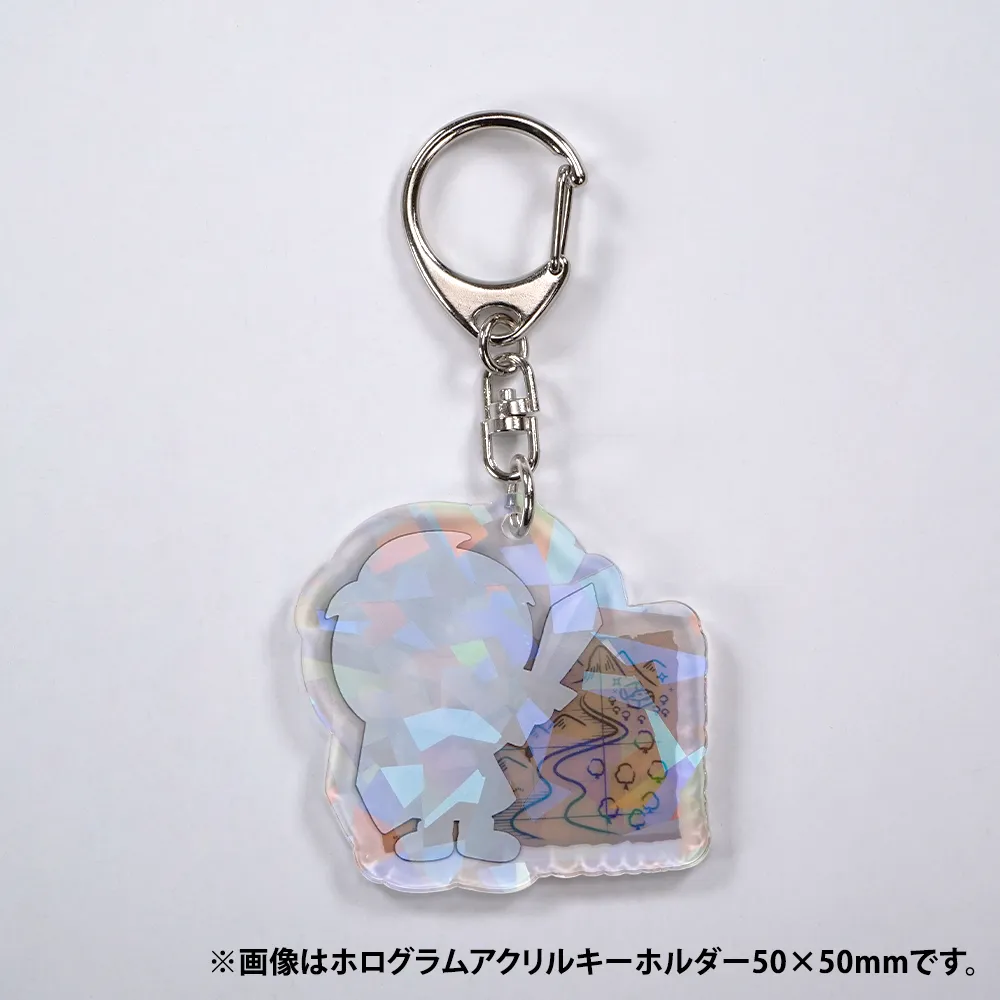 ホログラム アクリルキーホルダー75×75mm