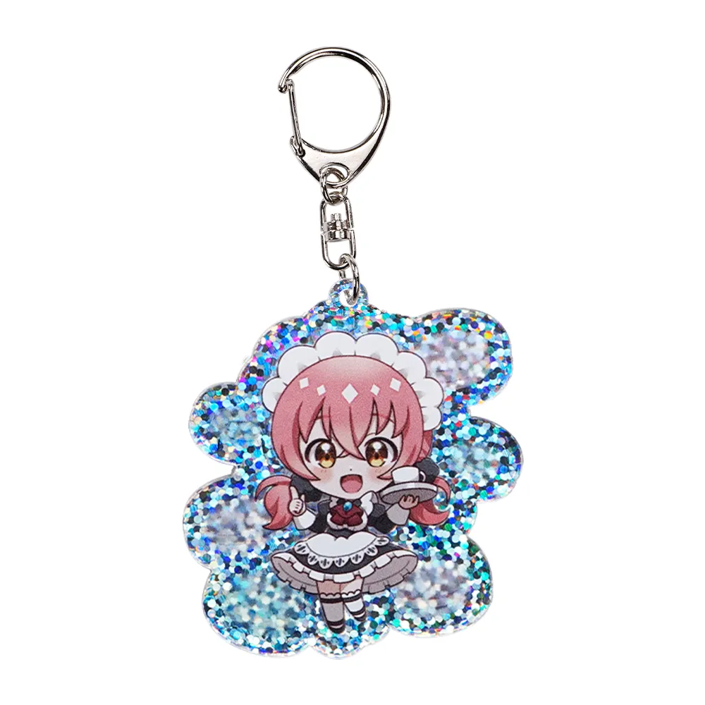 アルミホログラム アクリルキーホルダー75×75mm