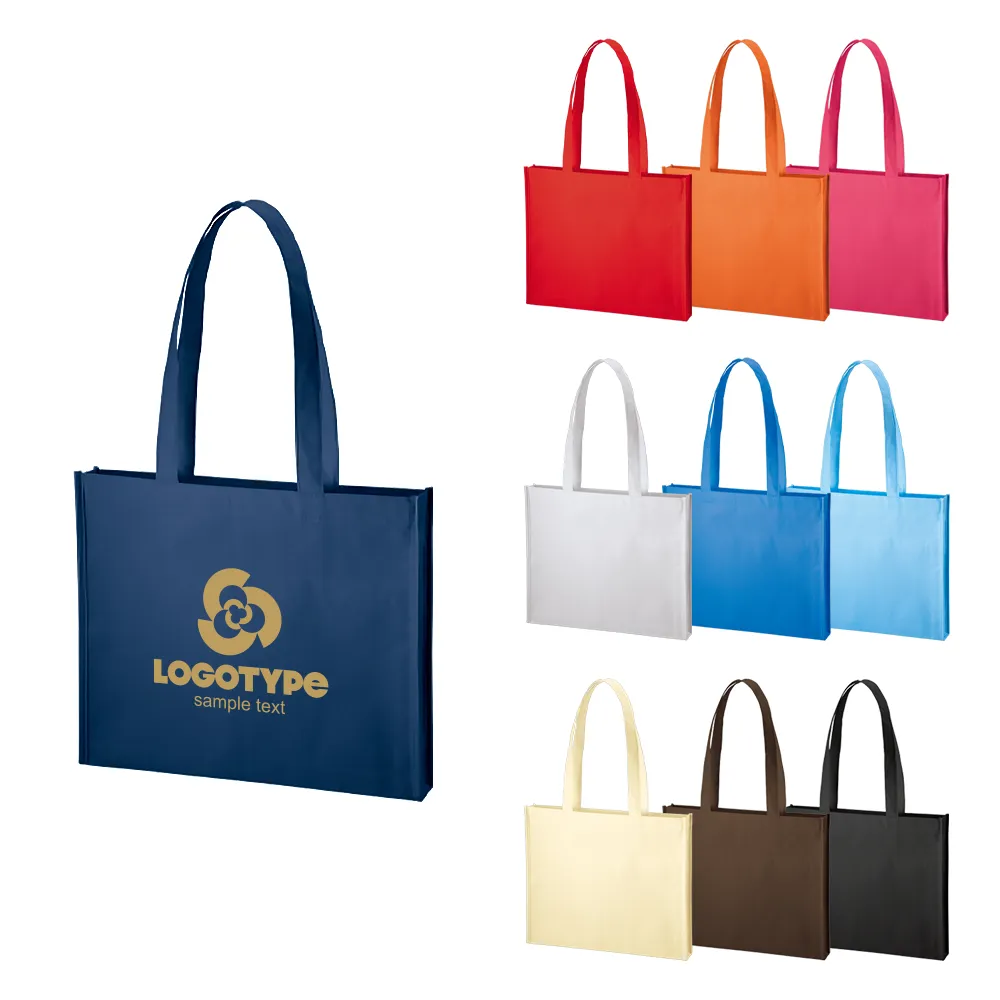 不織布A4ワイドスクエアトート