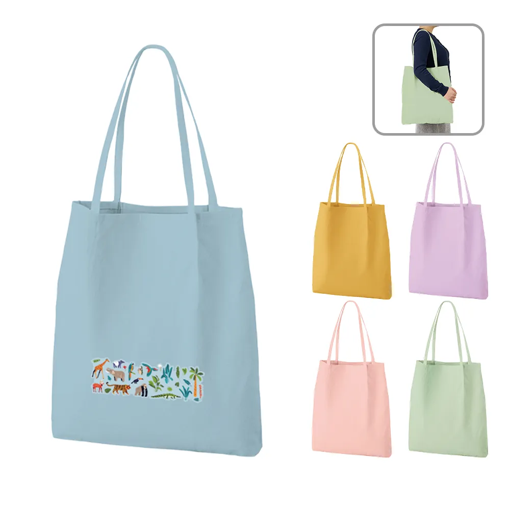 つまみハンドルキャンバストートカラー