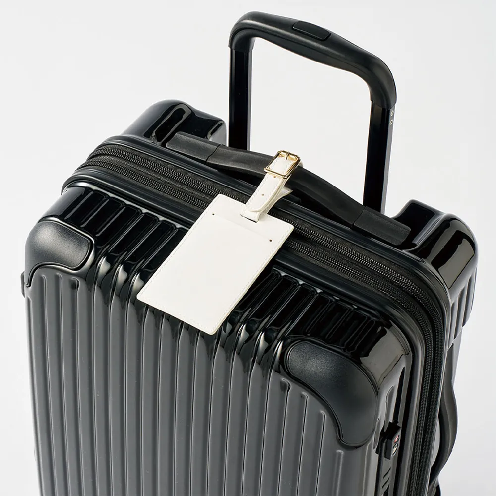 全面印刷できる合皮ラゲッジタグ