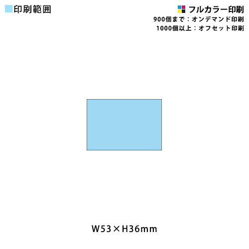 ﾏｸﾞﾈｯﾄ缶ﾊﾞｯｼﾞ 長方形(ｼｬｰﾌﾟｺｰﾅｰ 53×36mm)