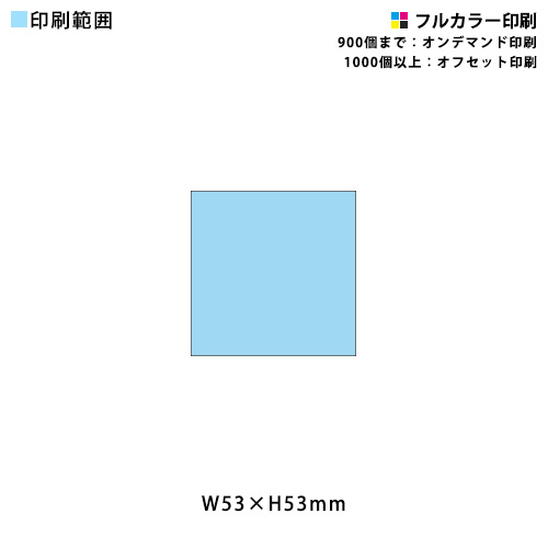 缶ミラー 正方形(シャープコーナー 53mm角)