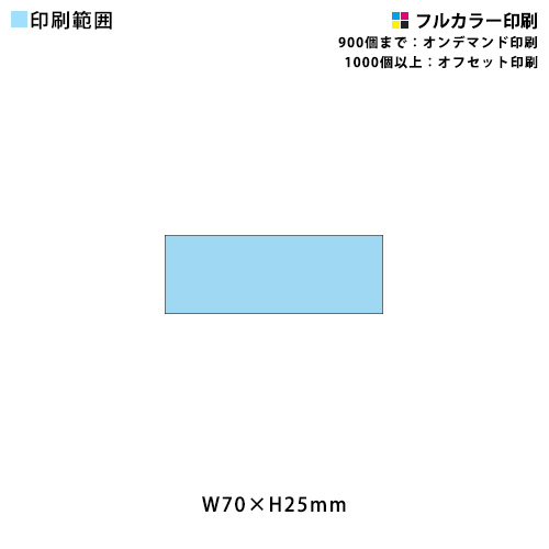 缶バッジ 長方形(ｼｬｰﾌﾟｺｰﾅｰ 70×25mm)