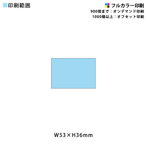 缶バッジ 長方形(ｼｬｰﾌﾟｺｰﾅｰ 53×36mm)