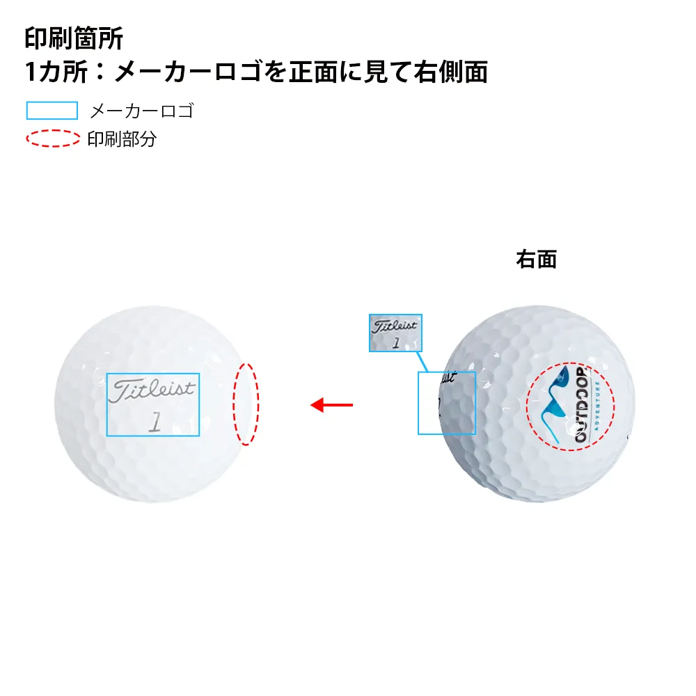 オリジナルゴルフボール タイトリスト PRO V1