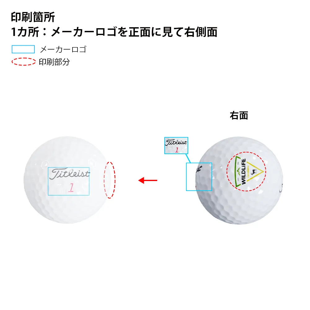オリジナルゴルフボール タイトリスト HVCソフトフィール