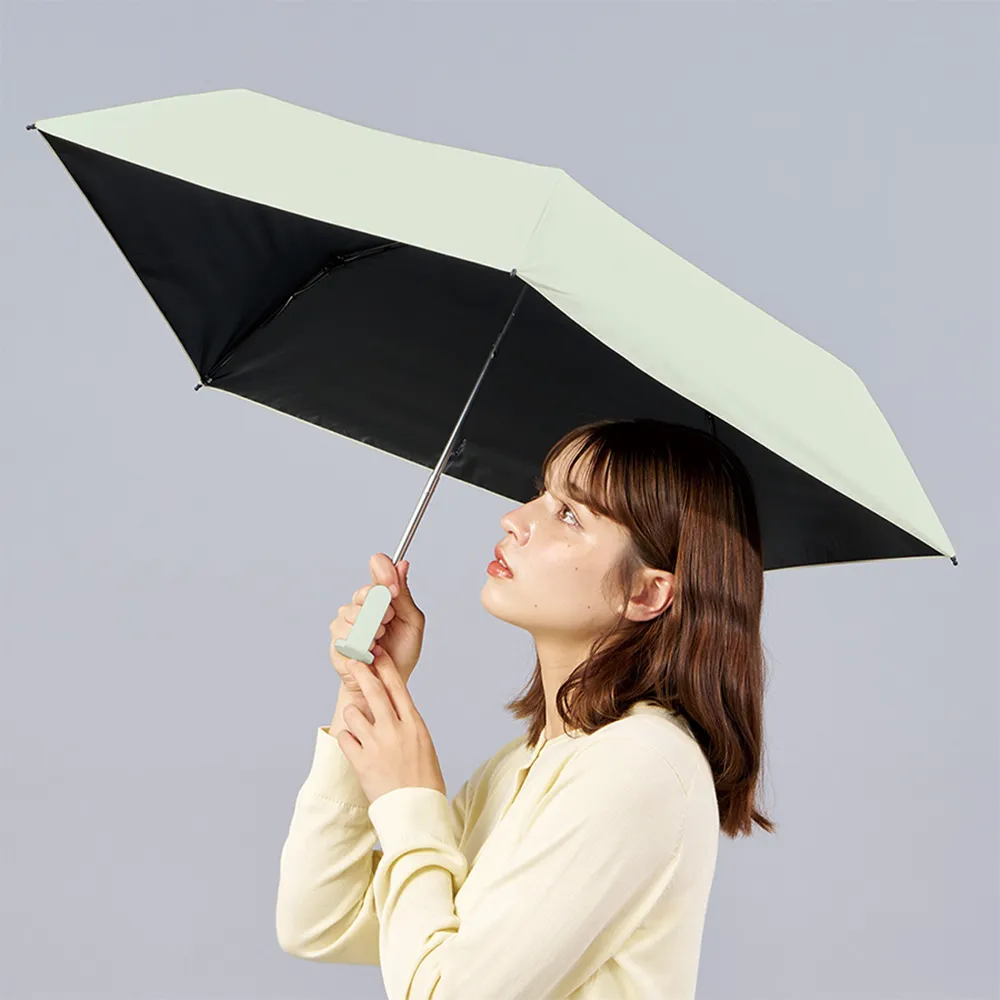 ラペルクリップ遮光折りたたみ傘