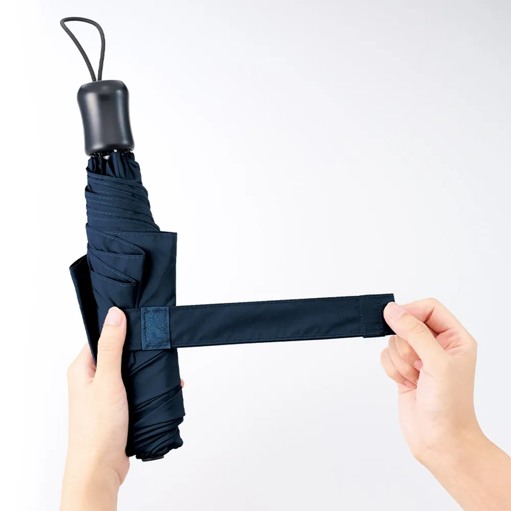 ひと振り雨粒サラッとUV折りたたみ傘