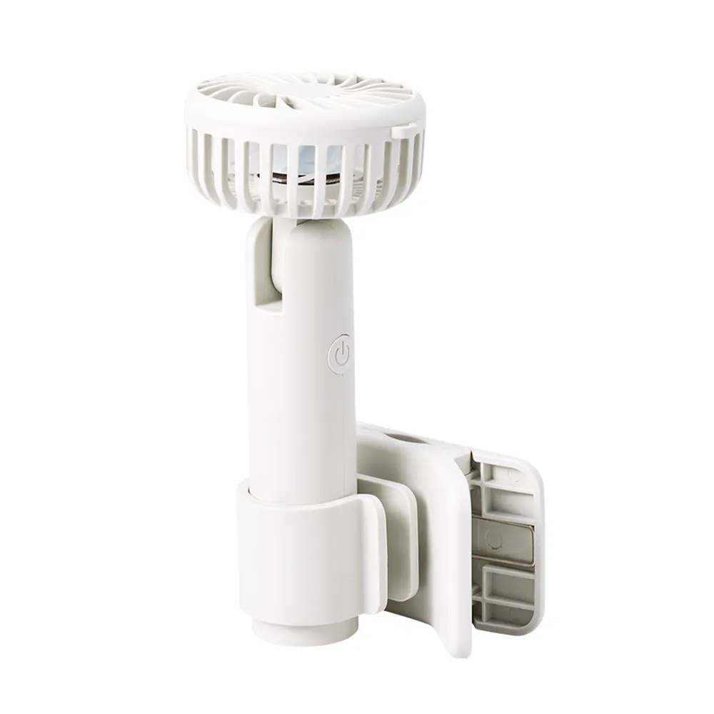 日傘にもつけられるクリップ付ハンディファン